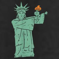 Statue Of Liberty Floss Dance Flossing Patriot Cool Comfort Performance Bucket Hat
