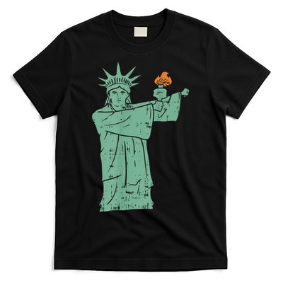 Statue Of Liberty Floss Dance Flossing Patriot T-Shirt