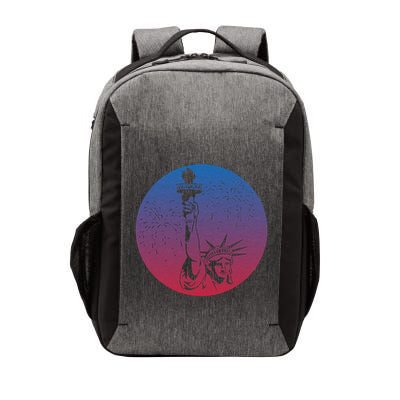 Statue Of Liberty New York Retro Vector Backpack