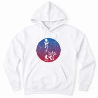 Statue Of Liberty New York Retro Hoodie