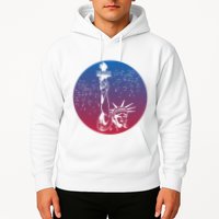 Statue Of Liberty New York Retro Hoodie