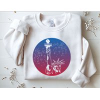 Statue Of Liberty New York Retro Sweatshirt