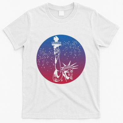 Statue Of Liberty New York Retro T-Shirt