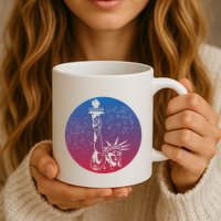 Statue Of Liberty New York Retro Mug