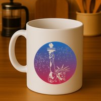 Statue Of Liberty New York Retro Mug