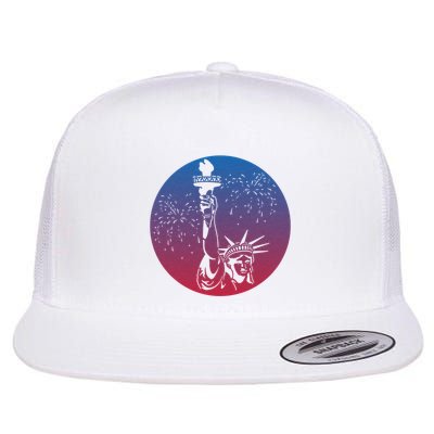 Statue Of Liberty New York Retro Flatbill Hat