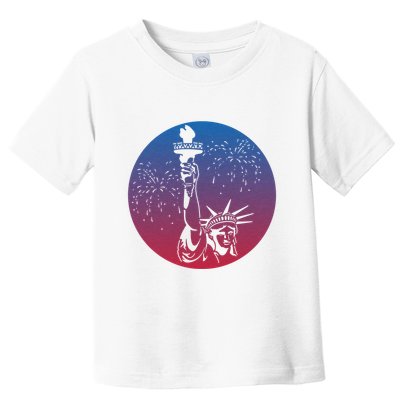 Statue Of Liberty New York Retro Toddler T-Shirt