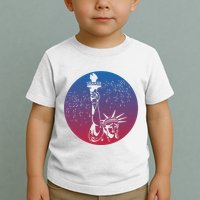 Statue Of Liberty New York Retro Toddler T-Shirt