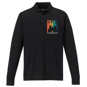 Straight Outta Lumbridge Performance Long Sleeve Polo