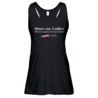 Shoes On Ladies There Is Glass Everywhere Harris Walz 2024 Ladies Essential Flowy Tank