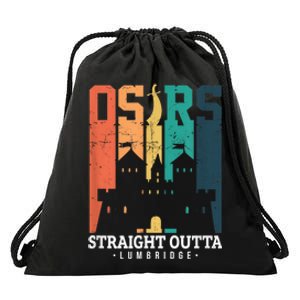 Straight Outta Lumbridge Drawstring Bag