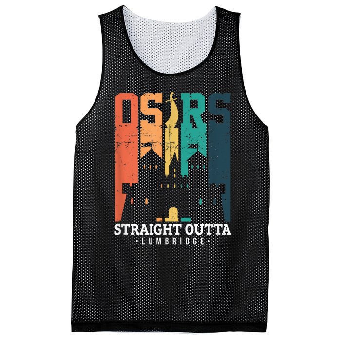 Straight Outta Lumbridge Mesh Reversible Basketball Jersey Tank