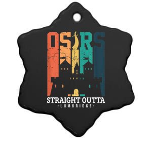 Straight Outta Lumbridge Ceramic Star Ornament