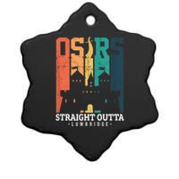 Straight Outta Lumbridge Ceramic Star Ornament