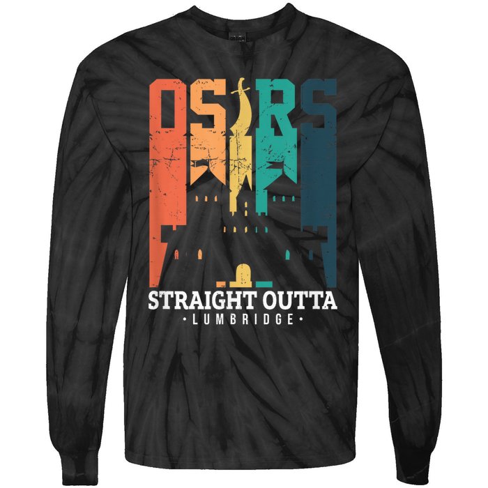 Straight Outta Lumbridge Tie-Dye Long Sleeve Shirt