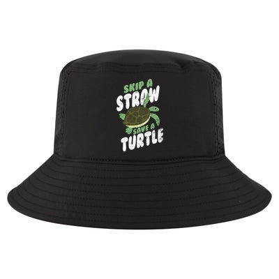 Saving Ocean Life Skip A Straw Save A Turtle Meaningful Gift Cool Comfort Performance Bucket Hat