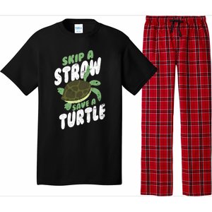 Saving Ocean Life Skip A Straw Save A Turtle Meaningful Gift Pajama Set