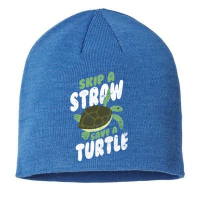 Saving Ocean Life Skip A Straw Save A Turtle Meaningful Gift Sustainable Beanie