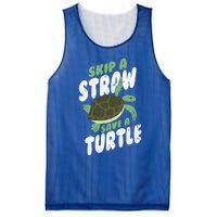 Saving Ocean Life Skip A Straw Save A Turtle Meaningful Gift Mesh Reversible Basketball Jersey Tank