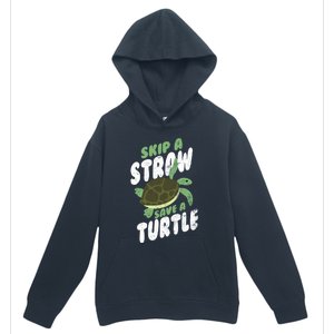 Saving Ocean Life Skip A Straw Save A Turtle Meaningful Gift Urban Pullover Hoodie