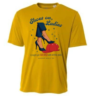 Shoes On Ladies Harris Walz 2024 Cooling Performance Crew T-Shirt