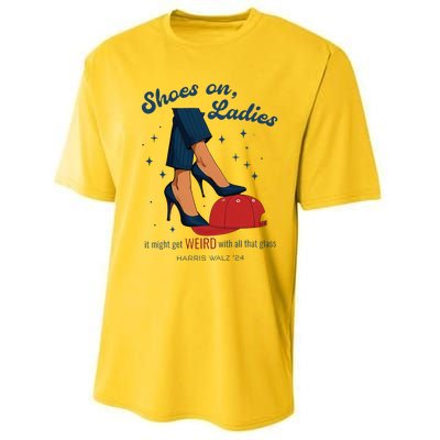 Shoes On Ladies Harris Walz 2024 Performance Sprint T-Shirt