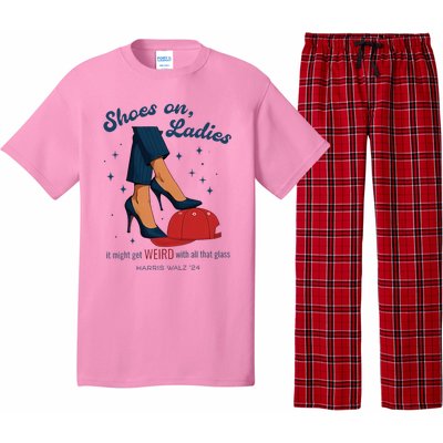 Shoes On Ladies Harris Walz 2024 Pajama Set