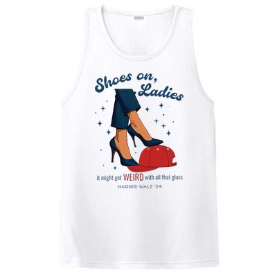 Shoes On Ladies Harris Walz 2024 PosiCharge Competitor Tank