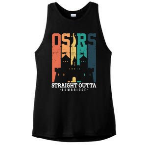 Straight Outta Lumbridge Gift Ladies PosiCharge Tri-Blend Wicking Tank