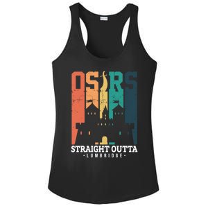 Straight Outta Lumbridge Gift Ladies PosiCharge Competitor Racerback Tank