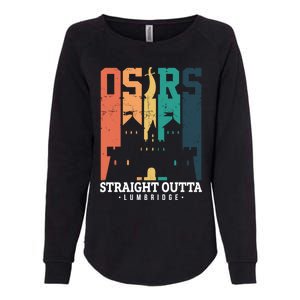 Straight Outta Lumbridge Gift Womens California Wash Sweatshirt