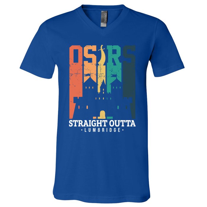 Straight Outta Lumbridge Gift V-Neck T-Shirt