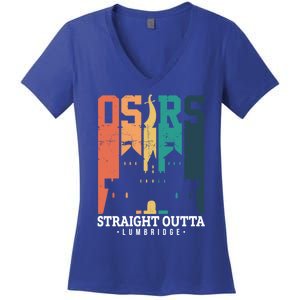 Straight Outta Lumbridge Gift Women's V-Neck T-Shirt