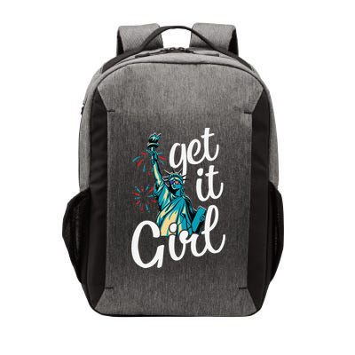 Statue of Liberty Get It American Flag 4th of July Vector Backpack