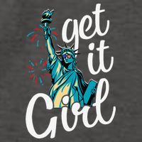 Statue of Liberty Get It American Flag 4th of July Vector Backpack