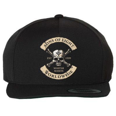 Sons Of Light Worldwide Freemasons Wool Snapback Cap