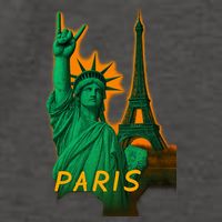 Statue Of Liberty Peace Sign Vector Backpack