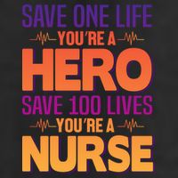 Save One Life You're A Hero Save 100 Lives You're A Nurse 15oz Campfire Ceramic Mug
