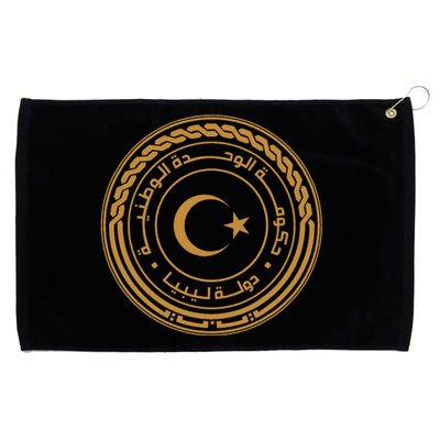 Seal Of Libya Grommeted Golf Towel