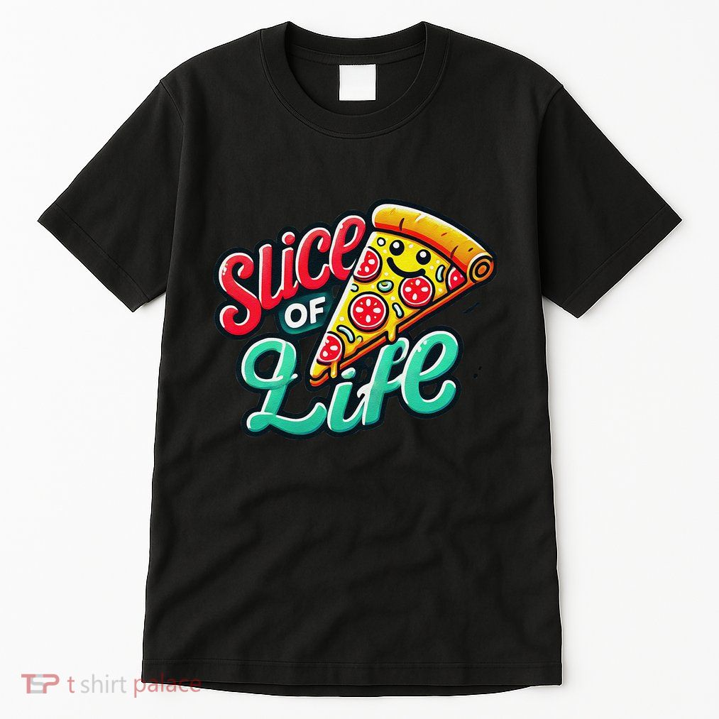 Slice Of Life Cartoon Pizza Tall T-Shirt