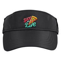 Slice Of Life Cartoon Pizza Adult Drive Performance Visor
