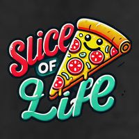 Slice Of Life Cartoon Pizza Adult Drive Performance Visor