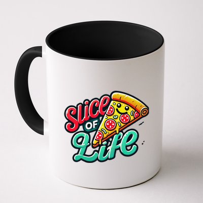 Slice Of Life Cartoon Pizza Mug