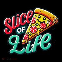 Slice Of Life Cartoon Pizza 16 in Basic Backpack