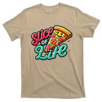 Slice Of Life Cartoon Pizza T-Shirt