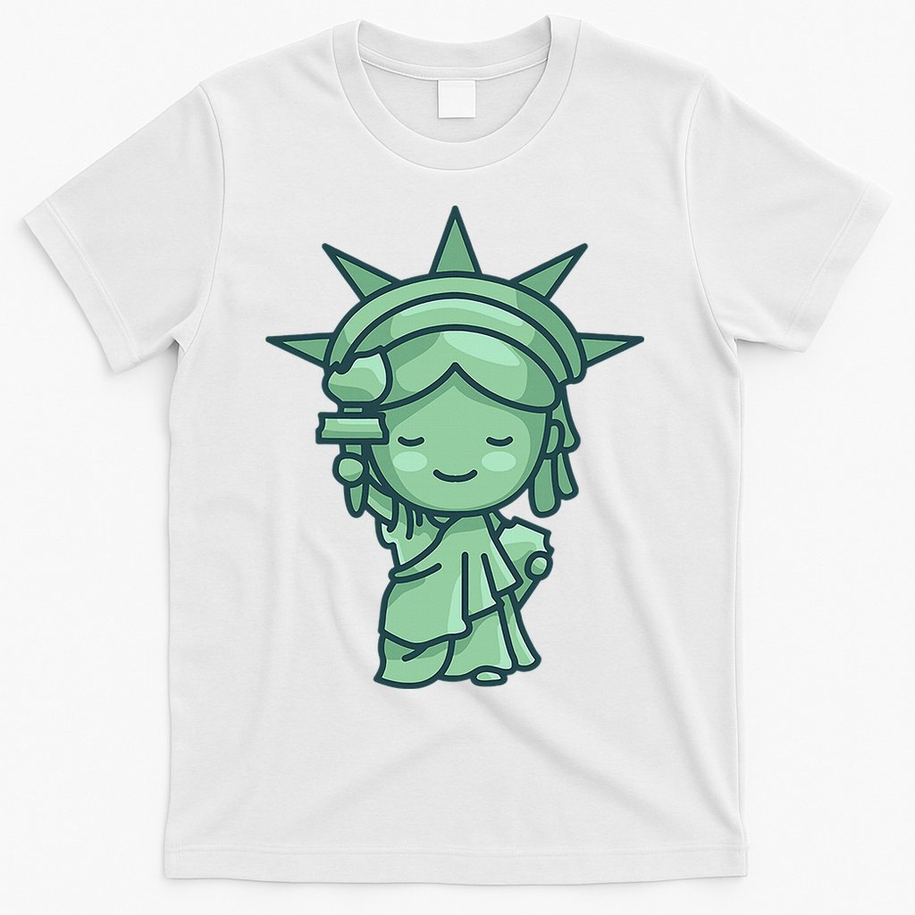 Statue Of Liberty Cute Nyc New York City Manhattan T-Shirt