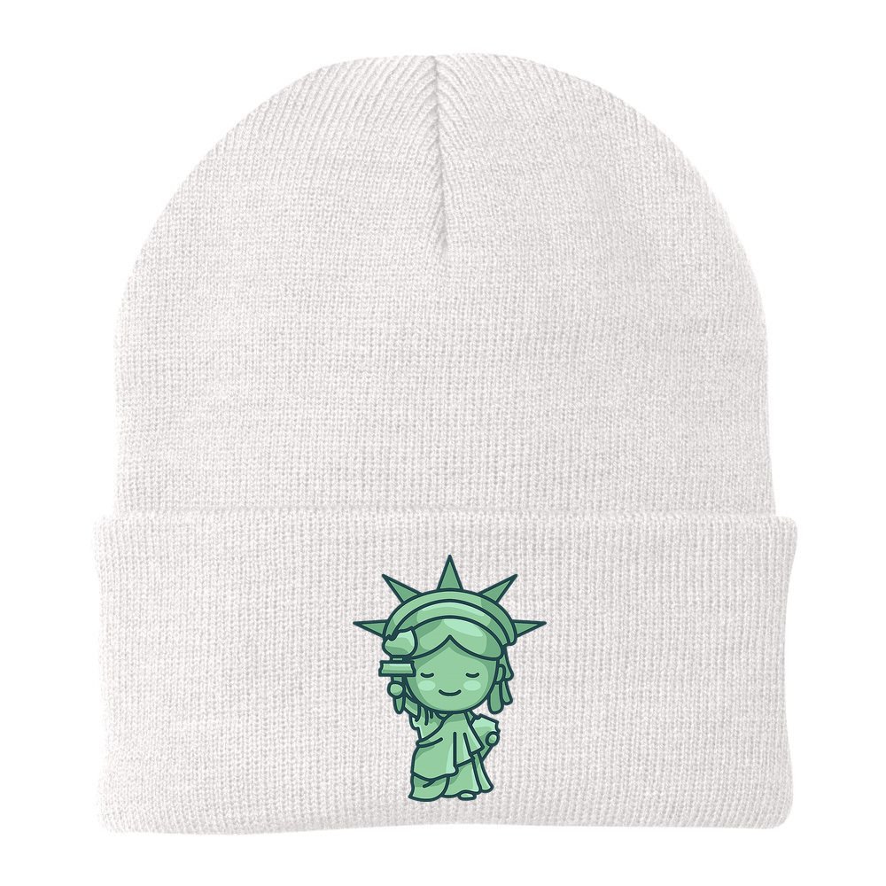 Statue Of Liberty Cute Nyc New York City Manhattan Beanie