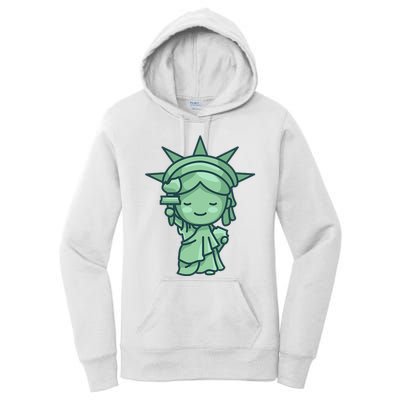 Statue Of Liberty Cute Nyc New York City Manhattan Women's Pullover Hoodie