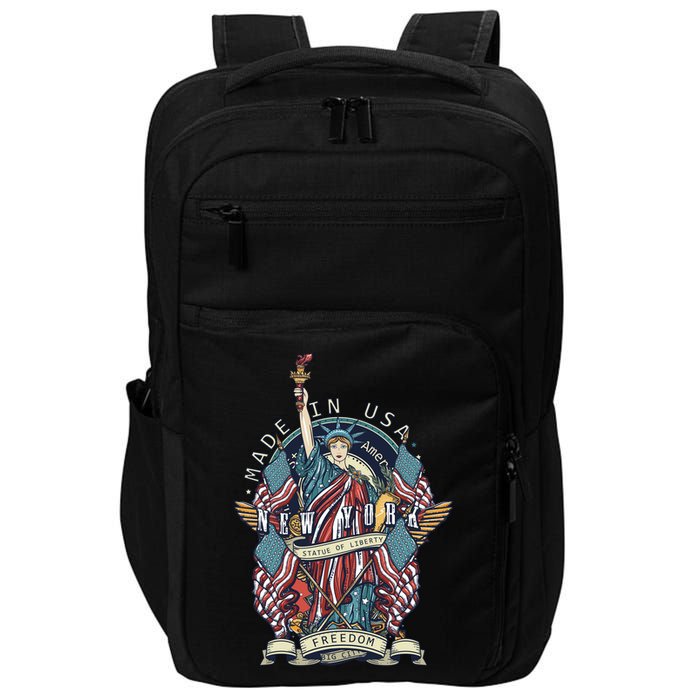Statue Of Liberty New York Art Impact Tech Backpack