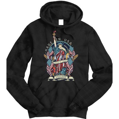 Statue Of Liberty New York Art Tie Dye Hoodie